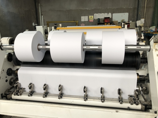 Wood Pulp Sensitive Thermal Label Rolls / Direct Self Adhesive Sticker