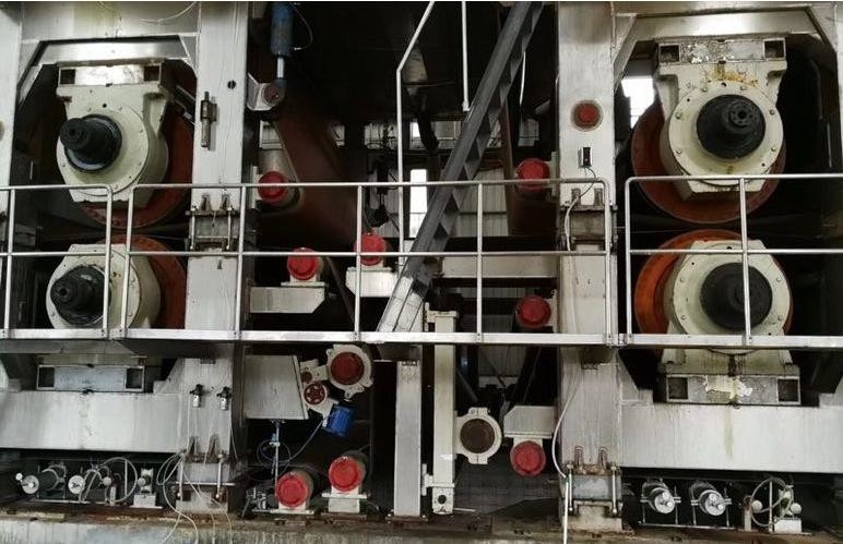 3200mm Triplex Wire Paper Making Equipment 180gsm Cylinder Mould Paper Machine