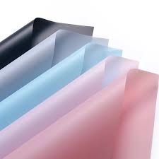 57gsm 60gsm Glassine Paper Blue Release 0.046mm White Self Adhesive