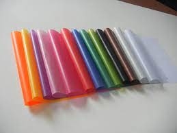 58GSM Glassine Paper Ream Colorful Acid Resistance 2.5 Mil