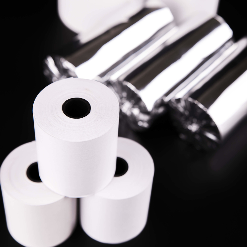 100% Virgin Wood Pulp Thermal Printer Paper Jumbo Paper Roll Thermal Receipt Paper