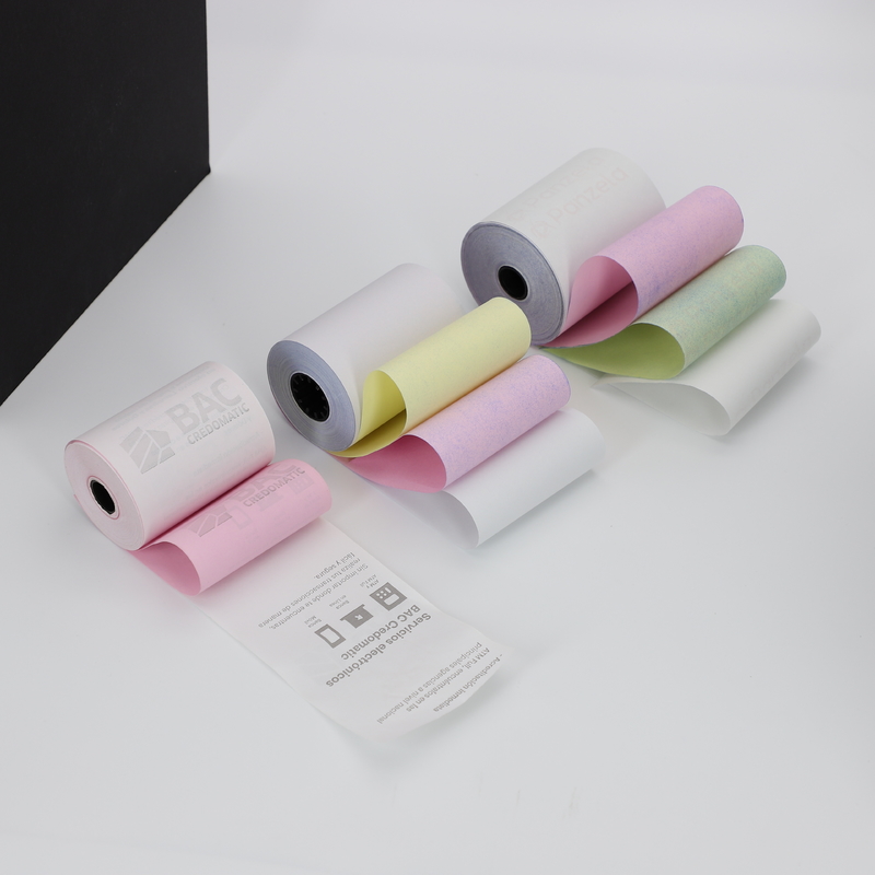 CB/CFB/CF NCR Paper 100% Wood Pulp Blue Black Image Carbonless Paper 55gms