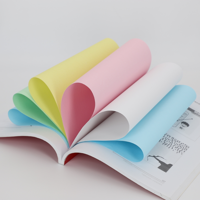 CB/CFB/CF NCR Paper 100% Wood Pulp Blue Black Image Carbonless Paper 55gms