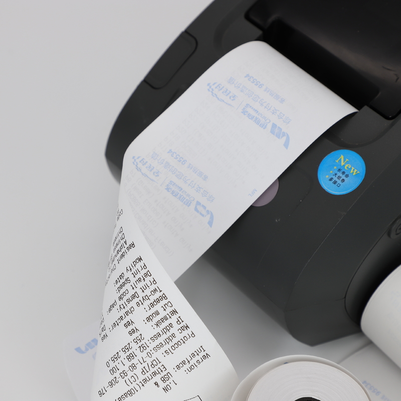 High Evenness Black Blue Image Thermal Cash Register Rolls 48g