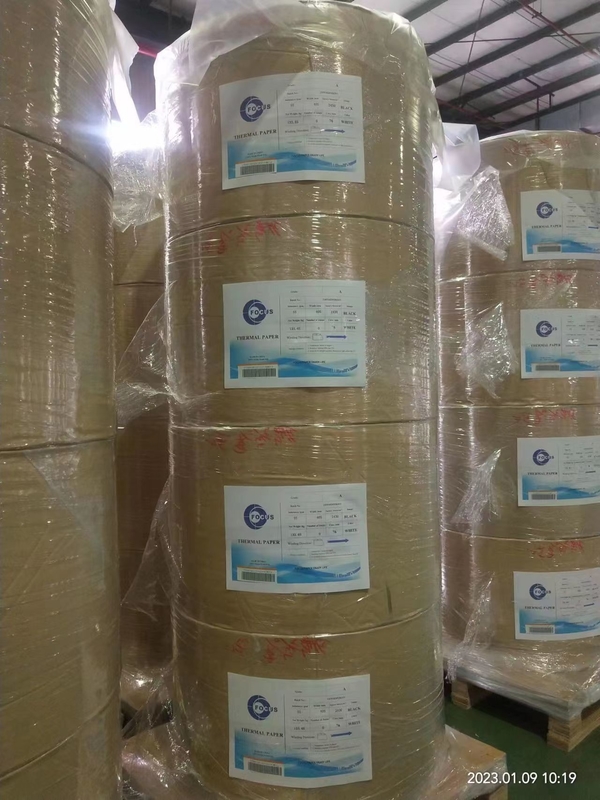Black Image High Smoothness Surface Jumbo Thermal Paper Roll For Cash Register Roll or Thermal Label