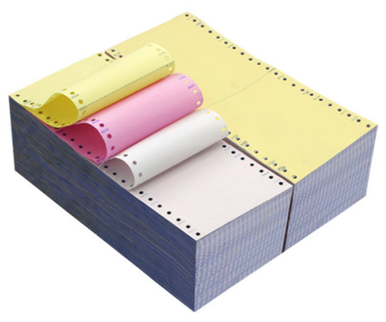 Highly Durable NCR Paper with Pink Blue Yellow Green White Colors Available