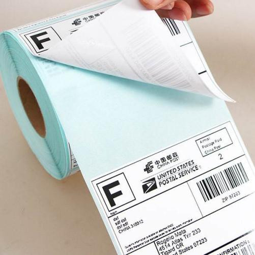 75GSM Thermal Label Sticker Roll BPA Free Thermal Paper 58mm X 40mm For Tea Shop