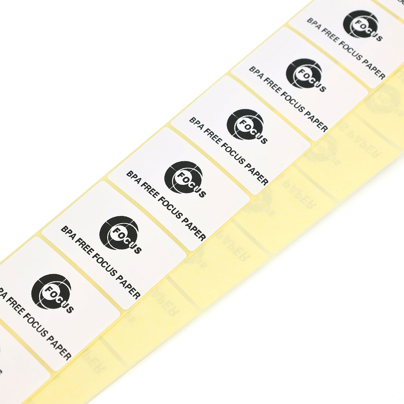 Customized FSC Direct Thermal Paper Roll Coated For Labelstock