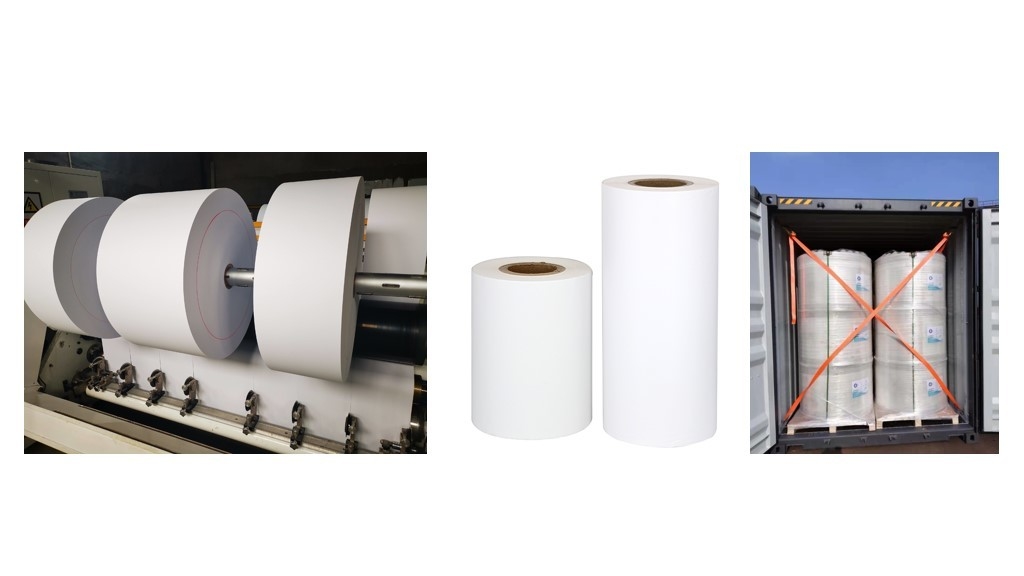 100% Virgin Wood Pulp Black Image Thermal Paper Maximum Smoothness Good Evenness