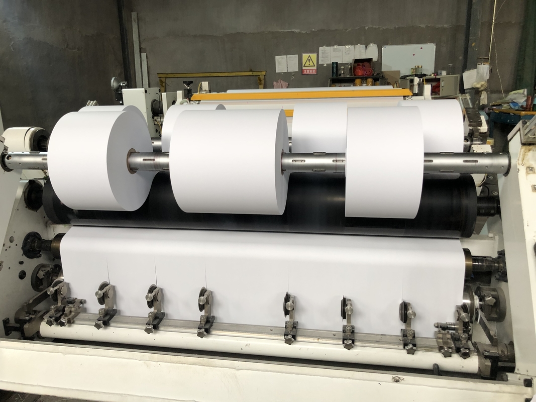 White Grade A Thermal Paper Jumbo Roll For Cash Register Terminals