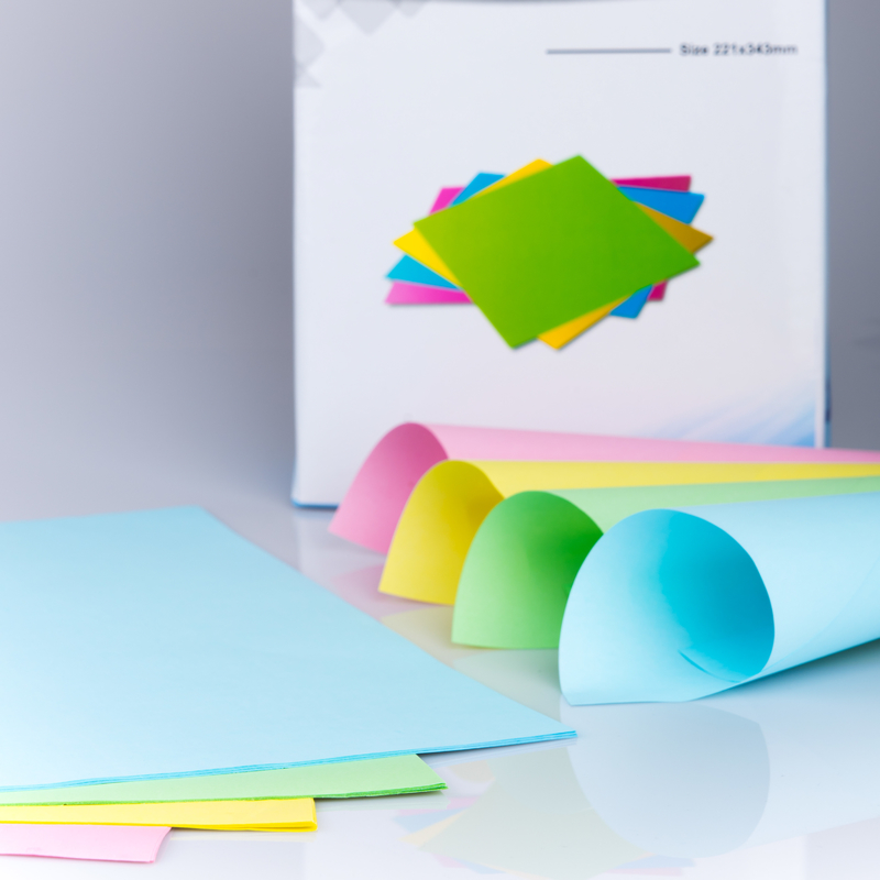 100% Wood Pulp Carbonless NCR Paper Blue Image & Black Image
