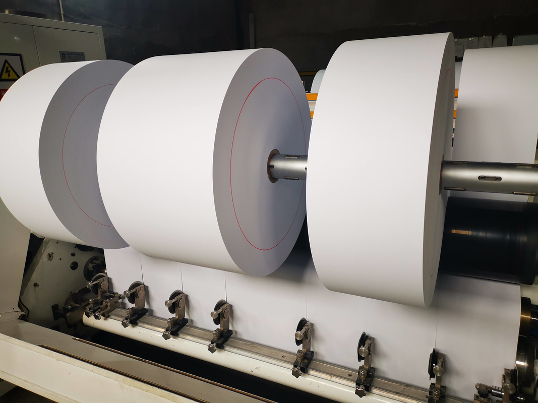 804mm X 12000m 65gsm Jumbo Thermal Paper Roll 57 X 30mm For Cash Register