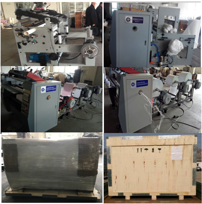 900mm 1.9 Tons Thermal Paper Slitting Machine 380V Cash Register Paper Roll Winding