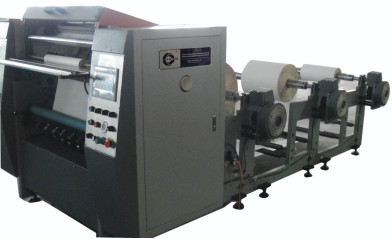 Inflatable Shaft and Flattening Roller Thermal Paper Slitting Machine for Smooth Operation