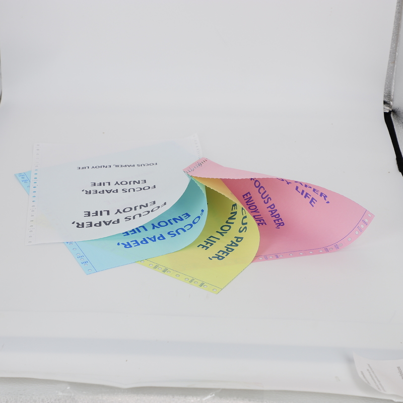 7 Ply NCR Paper Autocopy CB CFB CF Paper 2 Part Carbonless Paper For Laser Printers