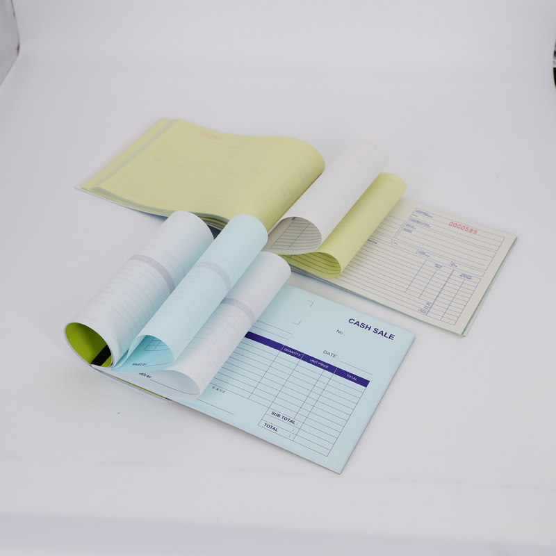 100% Virgin Wood Pulp A GRADE Smooth 5 Plys Carbonless Paper For Commercial Bill