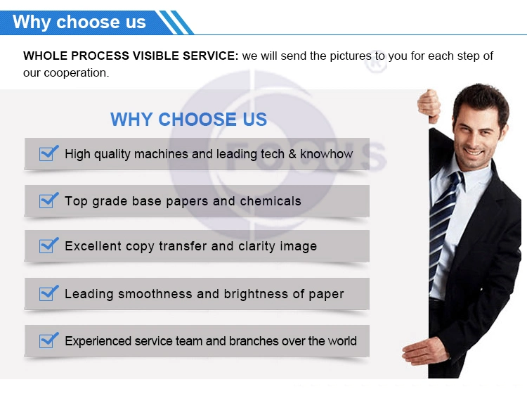 48GSM/55GSM थर्मल पेपर जंबो रोल गुड स्मूथनेस सरफेस 0