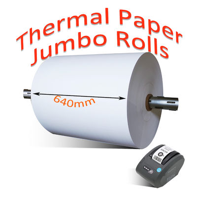 Plastic Or Paper Core Jumbo Thermal Paper Roll 810mm Width