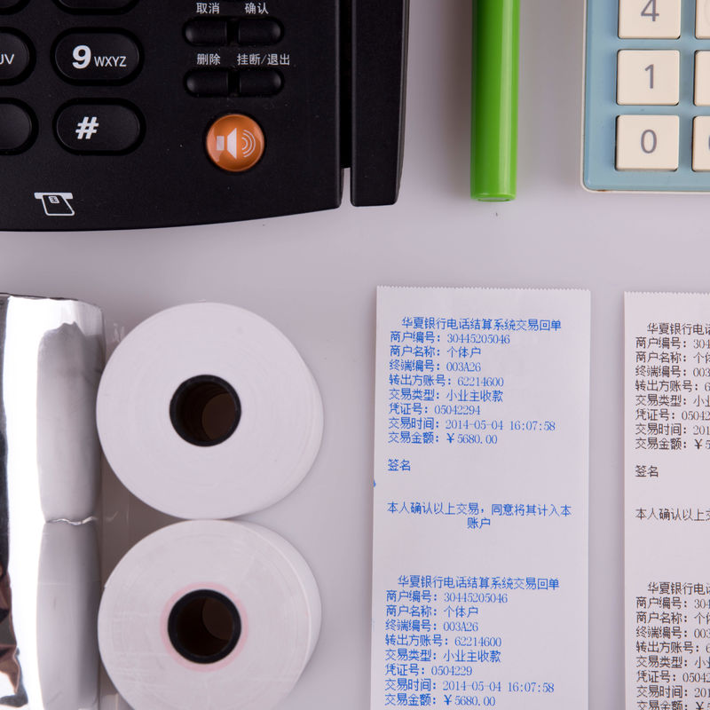 High-quality BPA-Free Thermal Paper Roll for POS Receipts – 5+ Year Image Life