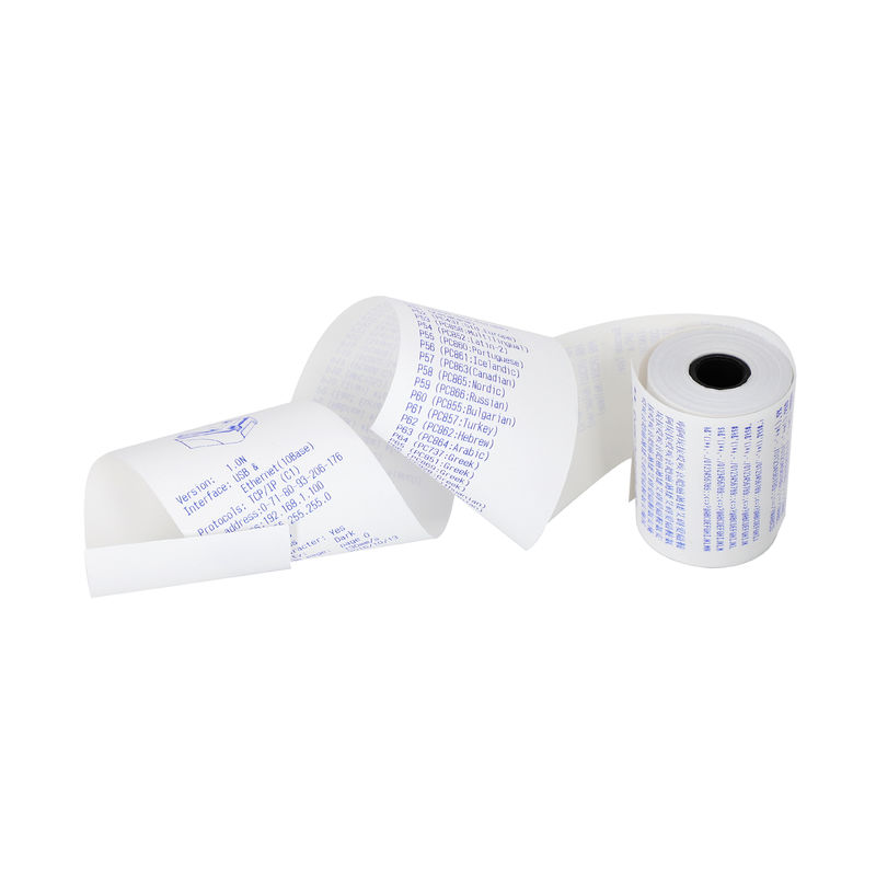 BPA Free Black Image Jumbo Thermal Paper Roll 45gsm/55gsm 810mm 1035mm For Cash Register
