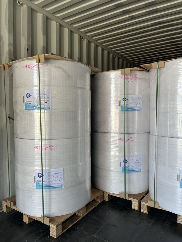 70GSM 80GSM white Thermal Card Machine Rolls 1035mm Jumbo 2 Ply Thermal Till Rolls Receipt Paper
