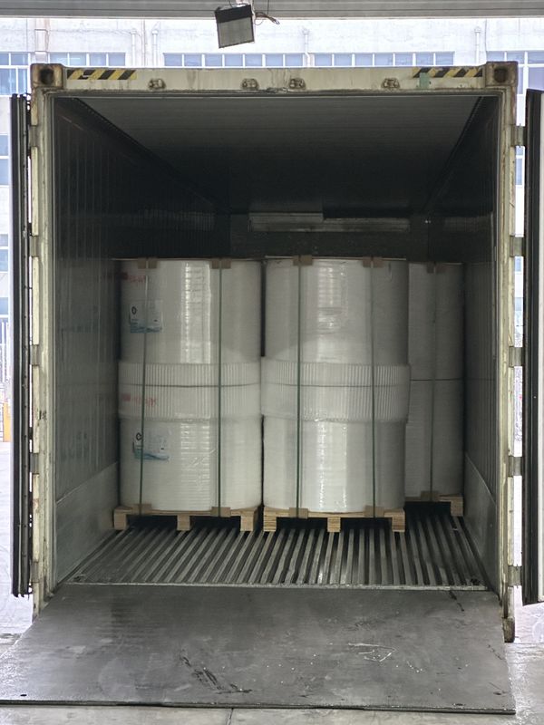 Black Image Jumbo Thermal Paper Roll 1035mm Width For Printing