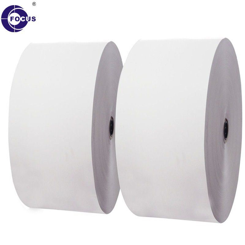 Black Image Thermal Label Paper Roll for Glossy Labeling and Packaging