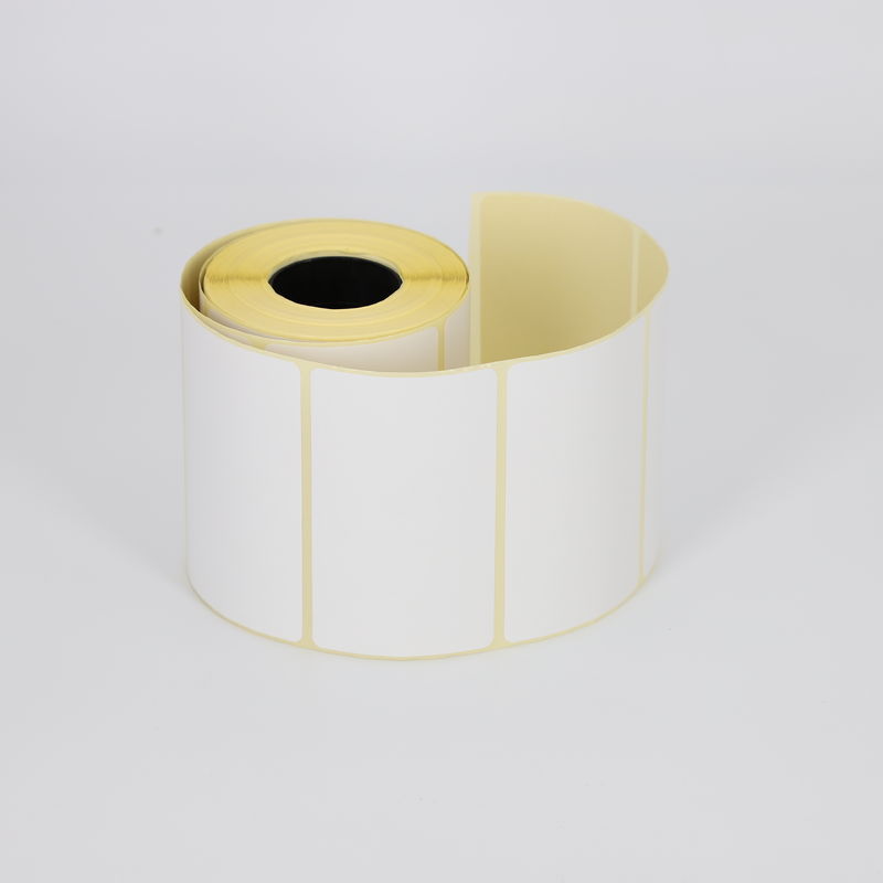 Glassine Paper Thermal Label Paper Roll For Thermo Label / Direct Self-adhesive Label Advantage Water And Oil Proof
